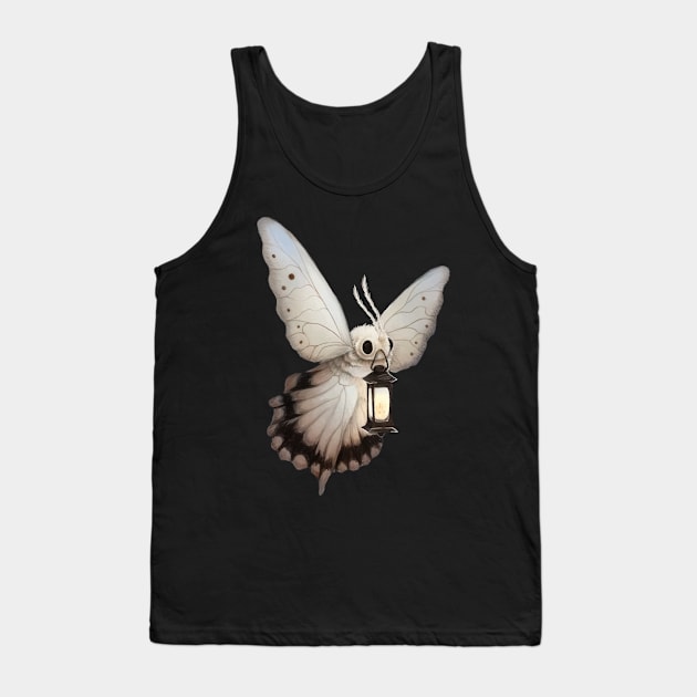 Moth with a Lantern Tank Top by Enyr's little witchy corner